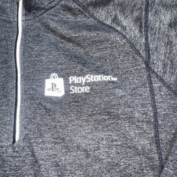 PlayStation Store 1/4 Zip Gray Sweater Endurance 2XL Long Sleeve - Picture 3 of 12